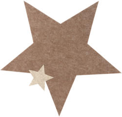 Platzset in Stern-Design