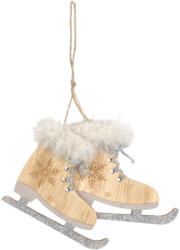 Deko-Hänger Schlittschuhe aus Holz