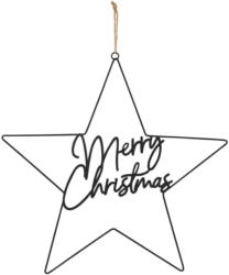 Deko-Hänger Stern mit Weihnachts-Schriftzug