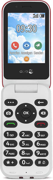 DORO 7030 Rot/Weiss, Handy