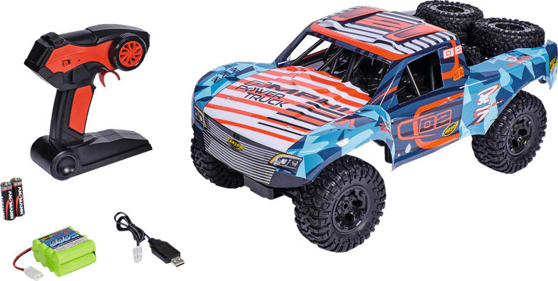 CARSON 1:10 Amphi Pow.Truck 2.4G 100% RTR Spielzeugmodell, Orange