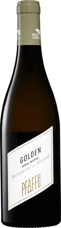 Grüner Veltliner Golden Weinviertel DAC Reserve, 2020, Autriche, 75 cl