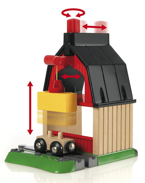 BRIO Bahn Bauernhof Set Eisenbahn, Mehrfarbig
