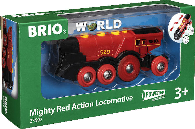 BRIO Rote Lola Batterielok Eisenbahn, Mehrfarbig
