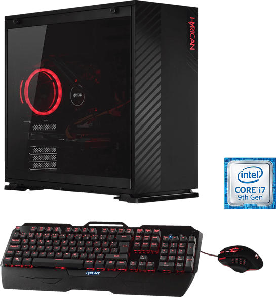 HYRICAN ALPHA 6439, Gaming PC mit Core™ i7 Prozessor, 32 GB RAM, 480 GB SSD, 1 TB HDD, Geforce RTX 2080 SUPER, 8 GB