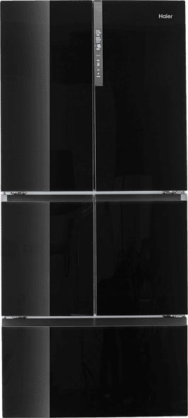 HAIER HFF-750 CGBJ French Door Kühlgefrierkombination (298 kWh/Jahr, A++, 1909 mm hoch, Iconic Glass Black)