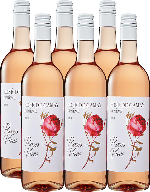 Roses Vives Rosé de Gamay de Genève AOC, 2020, Ginevra, Svizzera, 6 x 70 cl