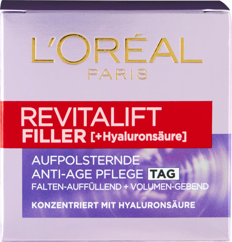 L'Oréal Revitalift Filler Soin du visage Anti-Age crème de nuit, 50 ml