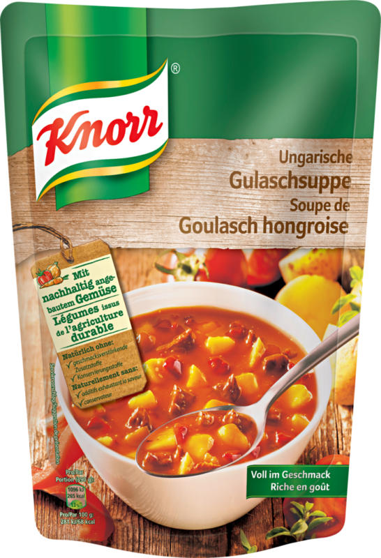 Soupe de goulasch hongroise Knorr, 379 ml