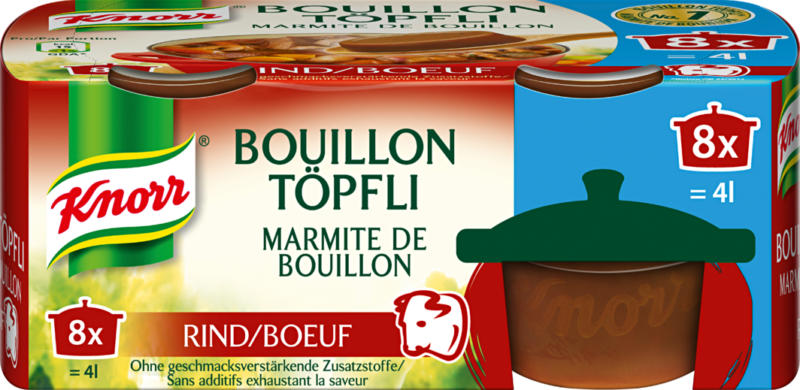 Knorr Bouillon Töpfli Rind, 224 g