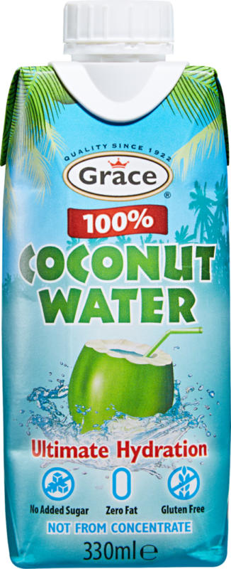 Eau de noix de coco 100% Grace, 33 cl