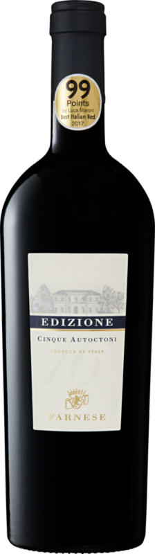 Edizione Cinque Autoctoni Vino da Tavola, Italien, 75 cl