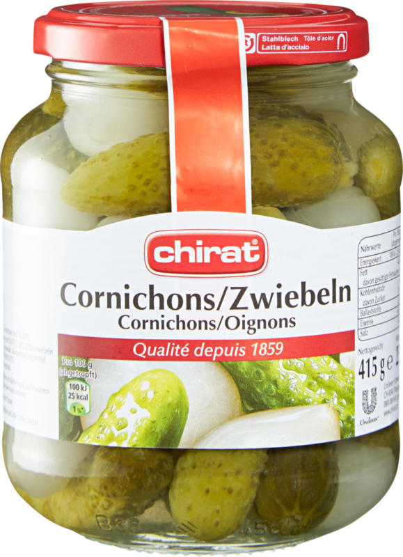 Chirat Cornichons/Zwiebeln, 250 g