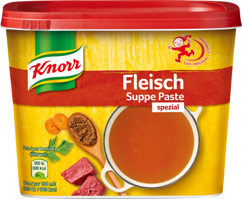 Knorr Fleischsuppe Paste, spezial, 850 g