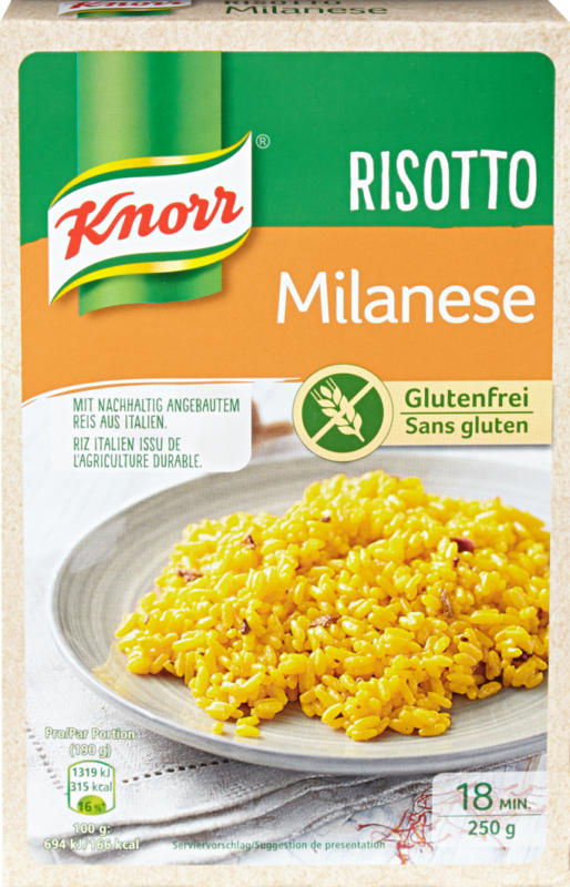 Knorr Risotto, Milanese, 250 g