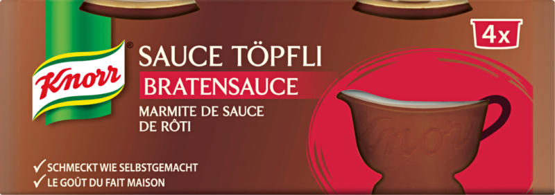 Salsa d'arrosto legata Knorr, Vaschetta, 112 g