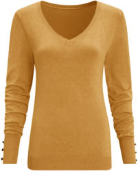 Damen Strickpullover mit V-Ausschnitt
