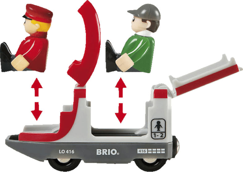 BRIO Großes Bahn Reisezug Set Eisenbahn, Mehrfarbig