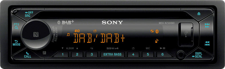 SONY MEX-N7300Kit CD-Receiver 1 DIN, 55 Watt