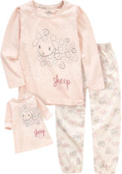 Mädchen Schlafanzug mit Puppenshirt im Set