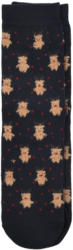 1 Paar Damen Socken mit Rentier-Allover (Nur online)