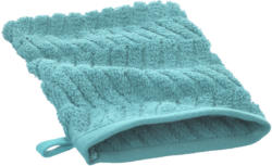 Waschhandschuh mit Zickzack-Muster