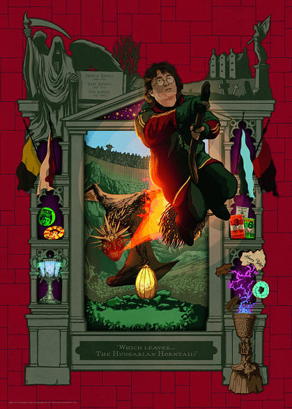 RAVENSBURGER Harry Potter und das Trimagische Turnier Puzzle, Mehrfarbig