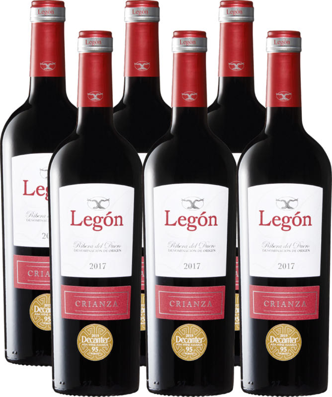 Legón Crianza D.O. Ribera del Duero , 2017, Ribera del Duero, Spagna, 6 x 75 cl