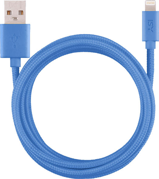 ISY IFC-1800-BL-L, Lightning Ladekabel, 1.8 m, Blau