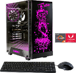 HYRICAN GAMEMAX ROCKSTAR 6545, Gaming PC, Ryzen 5 Prozessor, 16 GB RAM, 480 GB SSD, Radeon Vega 8 Graphics, Schwarz