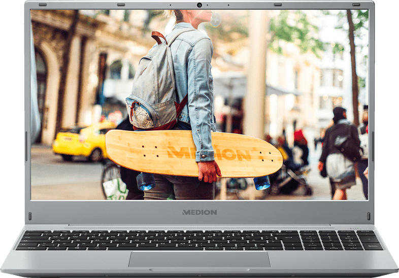 MEDION AKOYA® E15407 (MD61956), Notebook mit 15.6 Zoll Display, Core™ i5 Prozessor, 8 GB RAM, 1 TB SSD, Intel® UHD Grafik, Titan Grau