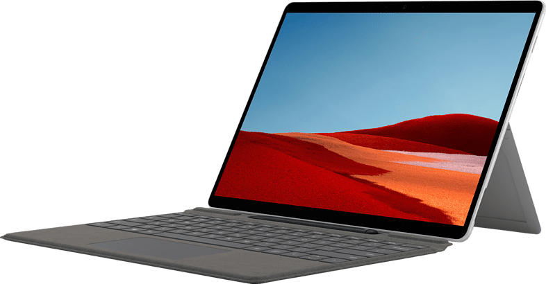 MICROSOFT Surface Pro X - Q2 16GB/256GB, Convertible mit 13 Zoll Display, SQ2™ Prozessor, 16 GB RAM, 256 GB SSD, Microsoft SQ2 Adreno™ 690, Platin