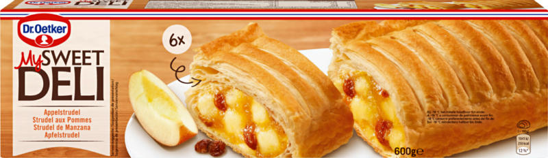 Strudel aux pommes My Sweet Deli Dr. Oetker, 600 g