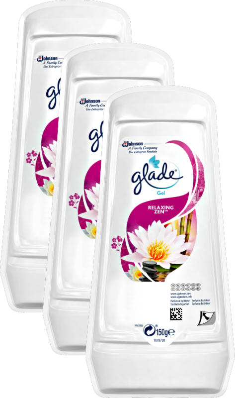 Deodorante per ambienti Glade by Brise, Relaxing Zen, 3 x 150 g