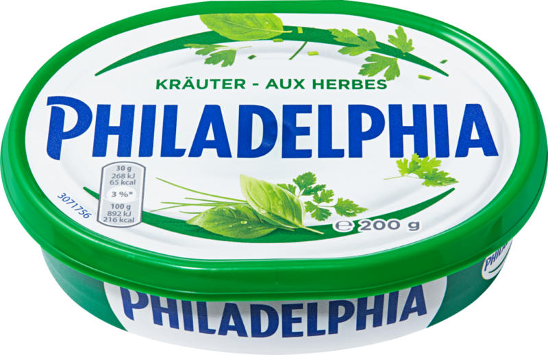 Philadelphia Frischkäse, Kräuter, 2 x 200 g