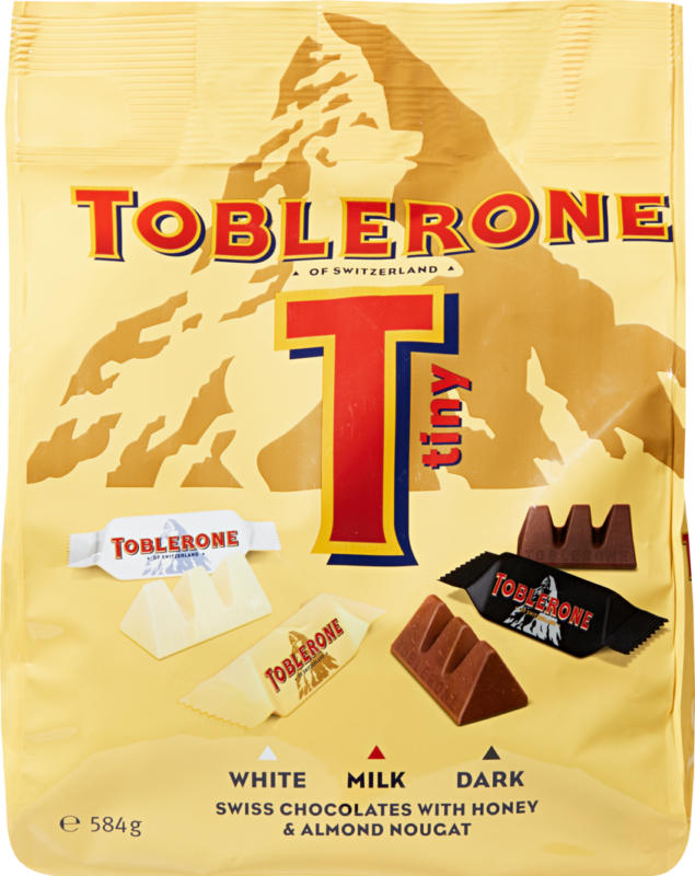 Toblerone Tiny Mix, assortis, 584 g