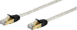 Netzwerkkabel 2m Cat 6, transparent