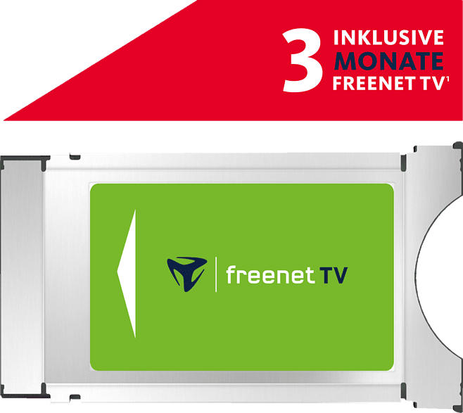 FREENET TV DVB-T2 HD/DVB-S CI+ Modul inkl. 3 Monate gratis*