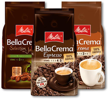 MELITTA BELLACREMA 750-1000 G
