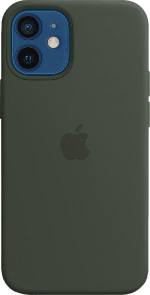 Apple Silikon Case mit MagSafe in Zyperngrün für iPhone 12 mini (MHKR3ZM/A)