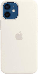 Apple Silikon Case mit MagSafe in Weiß für iPhone 12 mini (MHKV3ZM/A)