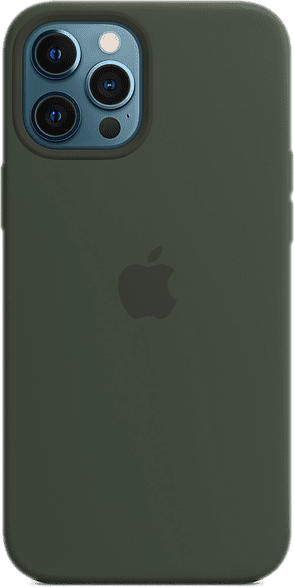 Silikon Case mit MagSafe in Zyperngrün für iPhone 12 Pro Max (MHLC3ZM/A)