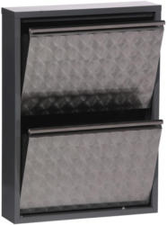 Schuhschrank Mac B: 50 cm Grau