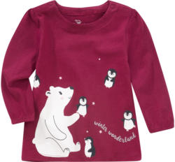 Baby Langarmshirt mit winterlichem Motiv