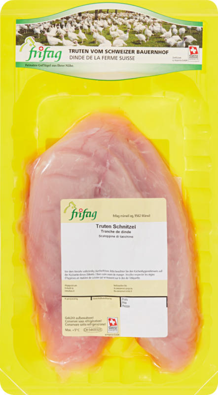 Denner Trutenschnitzel, Ungarn, 2 Stück, 250 g