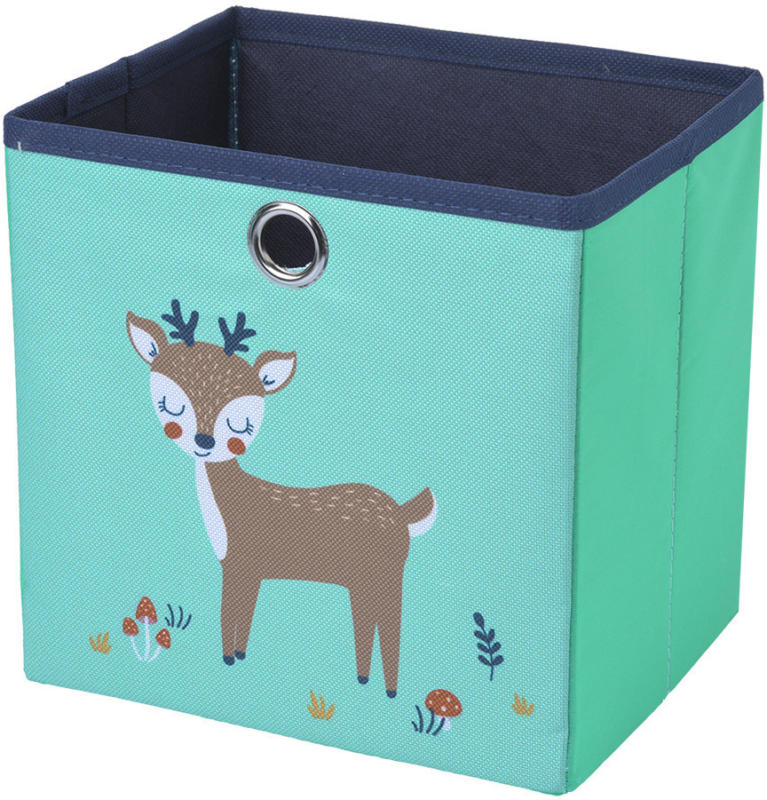 Kleine Aufbewahrungsbox mit Rehkitz-Motiv (Nur online)