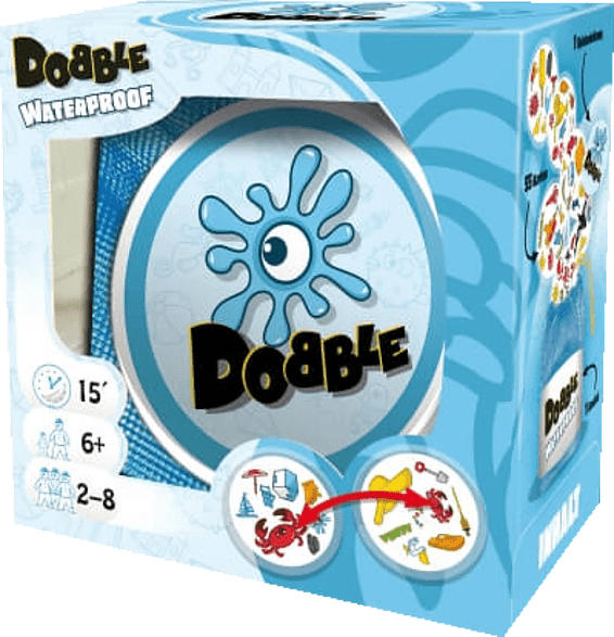 ZYGOMATIC Dobble Waterproof Gesellschaftsspiel, Mehrfarbig