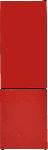 MediaMarkt EXQUISIT KGC 265/50-5 NFA++ ROT  Kühlgefrierkombination (A++, 201 kWh/Jahr, 1800 mm hoch, Rot)