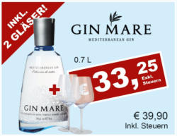 Gin Mare inkl. 2 Gläser Gratis