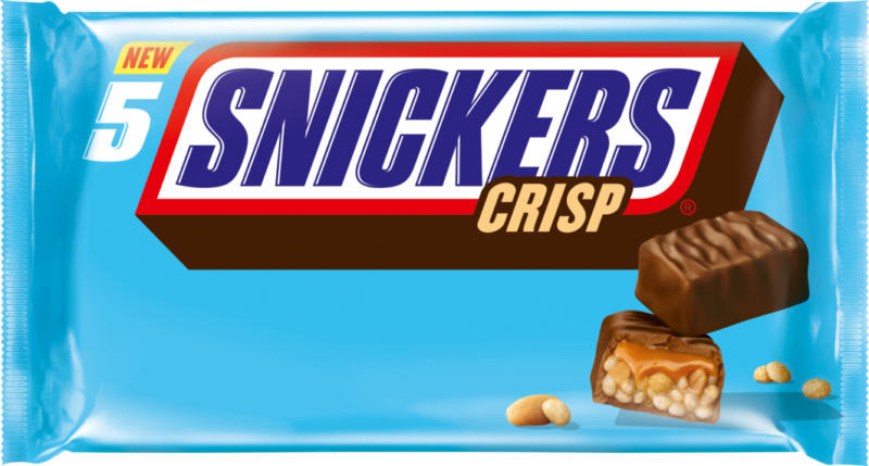 Snickers Crisp , 5 x 40 g
